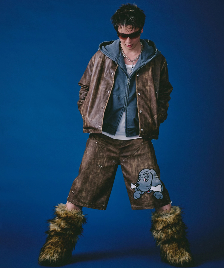 JACKROSE(ジャックローズ) |GALFY/ガルフィー バチバチピアスPUコーチ(MENS)