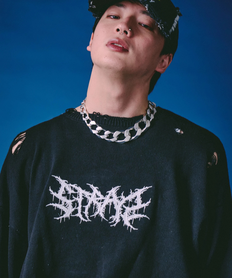 JACKROSE(ジャックローズ) |GALFY/ガルフィー バチバチピアスニット(MENS)