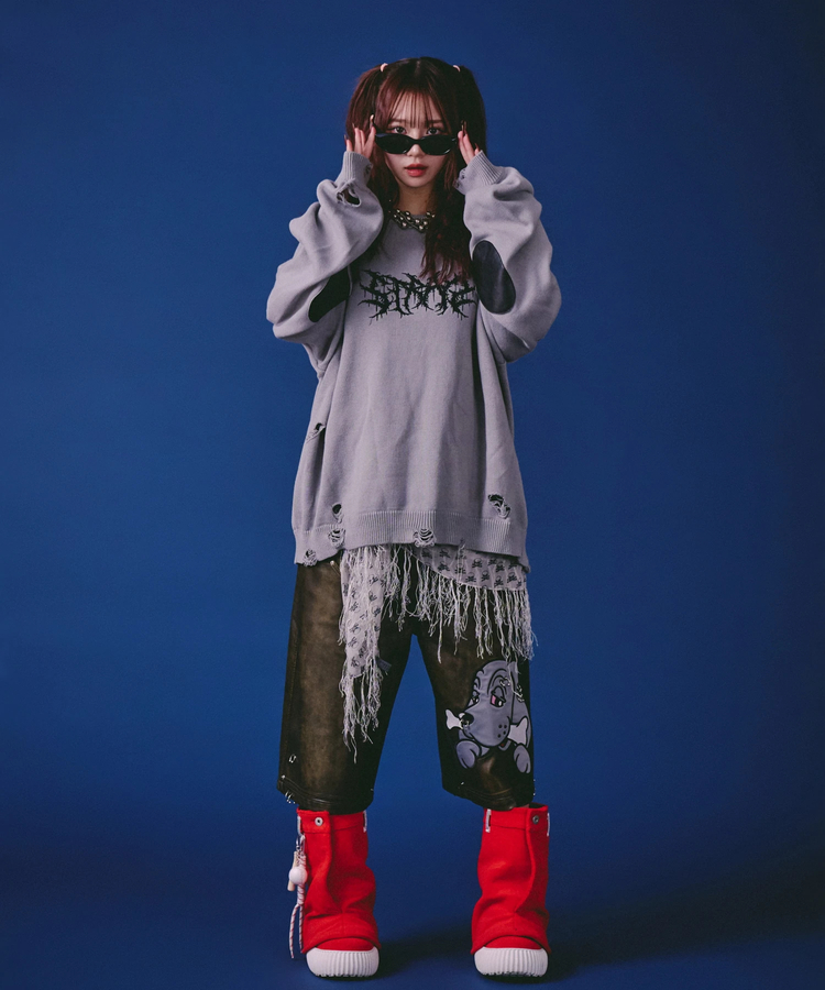 JACKROSE(ジャックローズ) |GALFY/ガルフィー バチバチピアスニット(MENS)