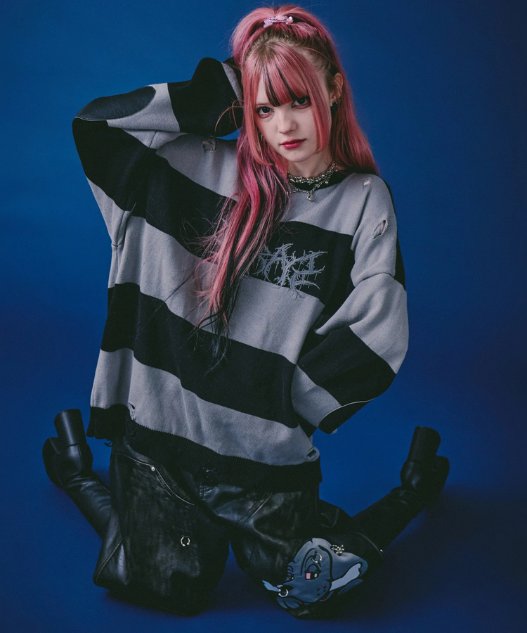 JACKROSE(ジャックローズ) |GALFY/ガルフィー バチバチピアスニット(MENS)