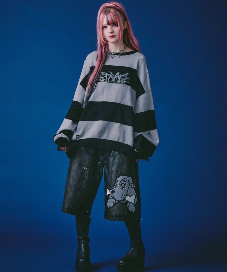 JACKROSE(ジャックローズ) |GALFY/ガルフィー バチバチピアスニット(MENS)