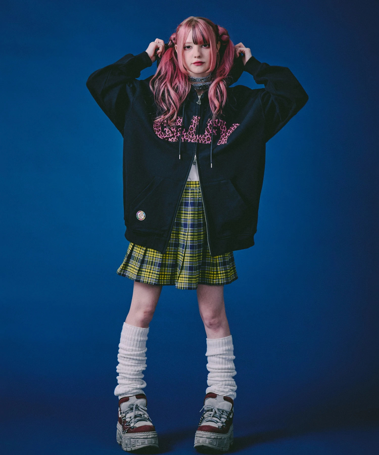 GALFY/ガルフィー ばーばの切り貼りリメイクパーカー(MENS