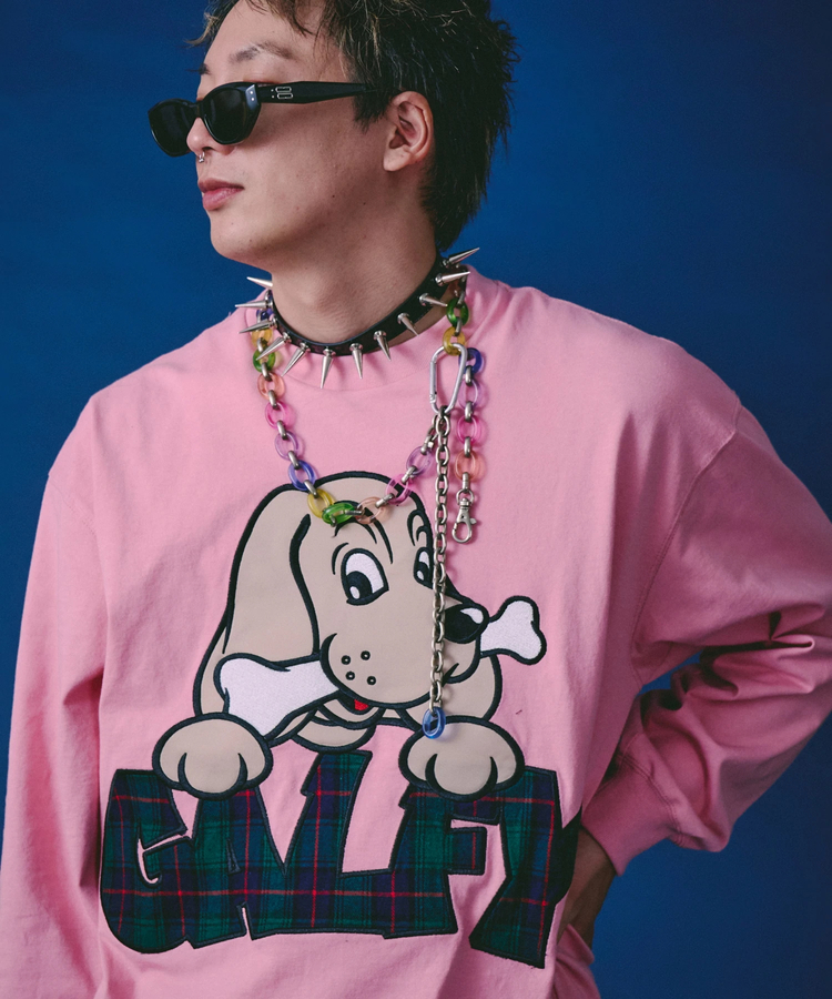 JACKROSE(ジャックローズ) |GALFY/ガルフィー ばーばの切り貼りリメイクロンTee(MENS)