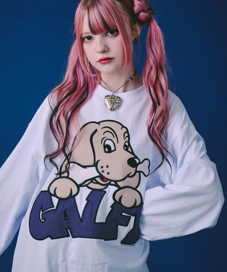 JACKROSE(ジャックローズ) |GALFY/ガルフィー ばーばの切り貼りリメイクロンTee(MENS)