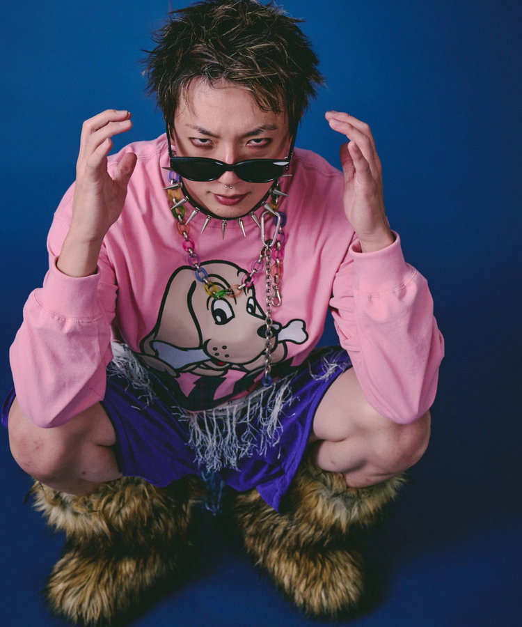 JACKROSE(ジャックローズ) |GALFY/ガルフィー ばーばの切り貼りリメイクロンTee(MENS)