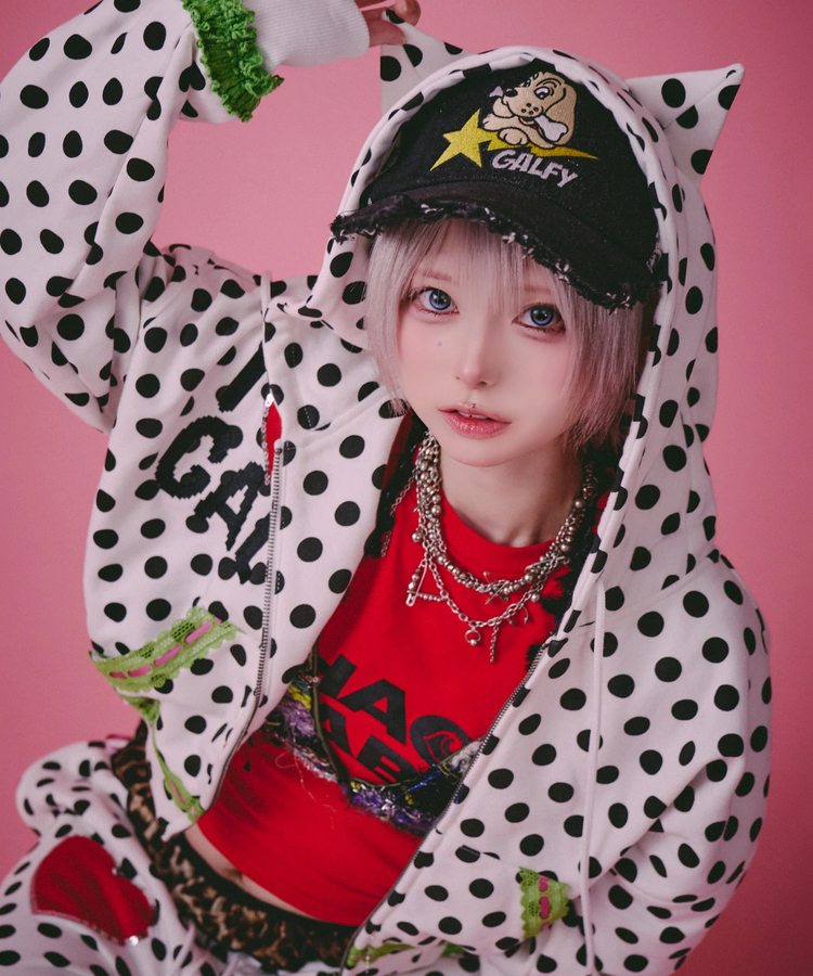 JACKROSE(ジャックローズ) |GALFY/ガルフィー ポップポップI LOVE GALパーカー(WOMENS)