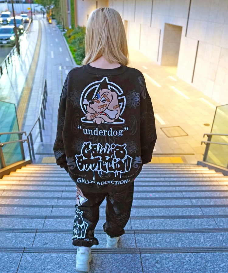 JACKROSE(ジャックローズ) |【GALFY×GALLIS ADDICTION】安定の別注クルースウェット(MENS)