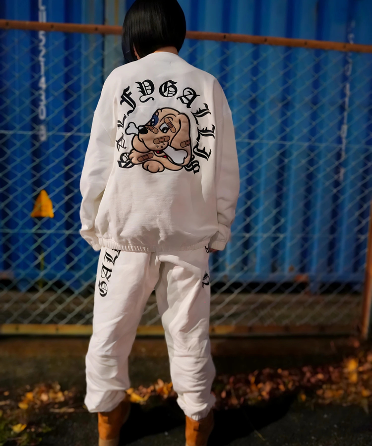 JACKROSE(ジャックローズ) |【GALFY×GALLIS ADDICTION】安心ロゴのスウェットパンツ(MENS)