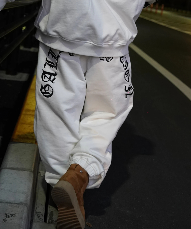 JACKROSE(ジャックローズ) |【GALFY×GALLIS ADDICTION】安心ロゴのスウェットパンツ(MENS)