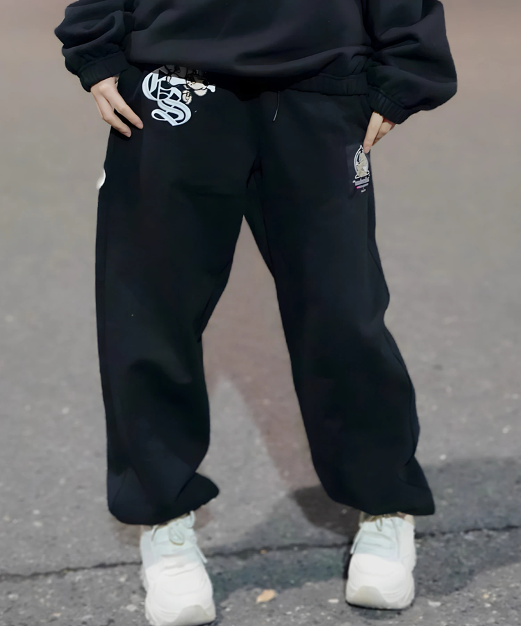 JACKROSE(ジャックローズ) |【GALFY×GALLIS ADDICTION】安心ロゴのスウェットパンツ(MENS)