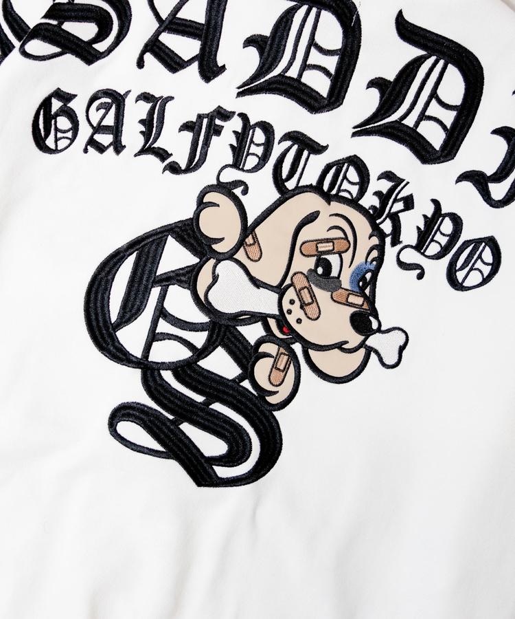 JACKROSE(ジャックローズ) |【GALFY×GALLIS ADDICTION】安心の背中ロゴのジップパーカー(MENS)