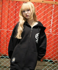 JACKROSE(ジャックローズ) |【GALFY×GALLIS ADDICTION】安心の背中ロゴのジップパーカー(MENS)
