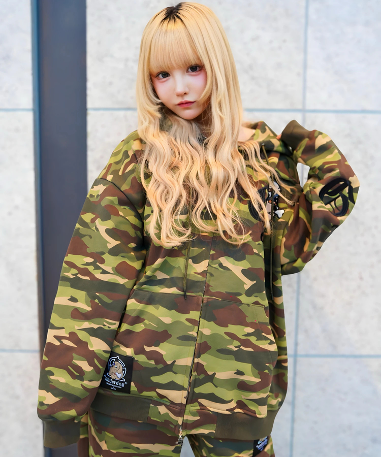 JACKROSE(ジャックローズ) |【GALFY×GALLIS ADDICTION】安心の背中ロゴのジップパーカー(MENS)