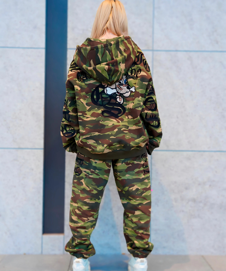 JACKROSE(ジャックローズ) |【GALFY×GALLIS ADDICTION】安心の背中ロゴのジップパーカー(MENS)