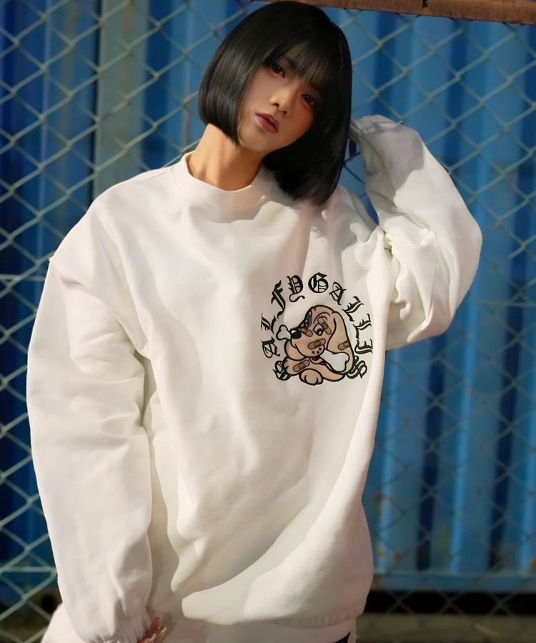 JACKROSE(ジャックローズ) |【GALFY×GALLIS ADDICTION】安心のサークルロゴクルースウェット(MENS)