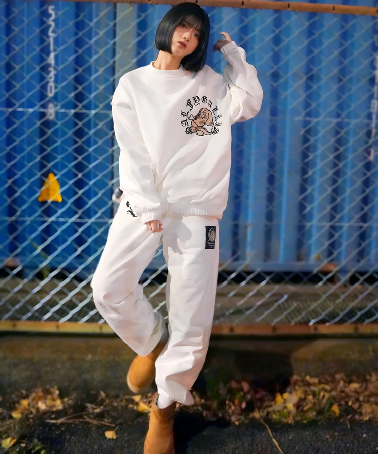 JACKROSE(ジャックローズ) |【GALFY×GALLIS ADDICTION】安心のサークルロゴクルースウェット(MENS)