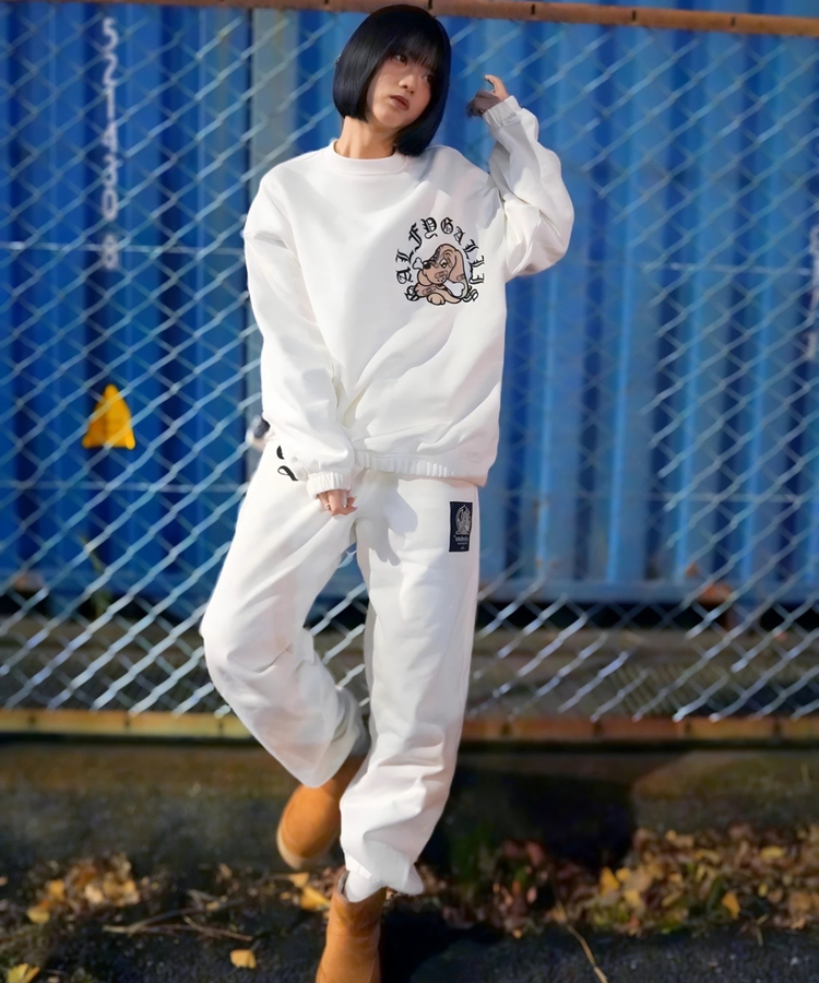 JACKROSE(ジャックローズ) |【GALFY×GALLIS ADDICTION】安心のサークルロゴクルースウェット(MENS)