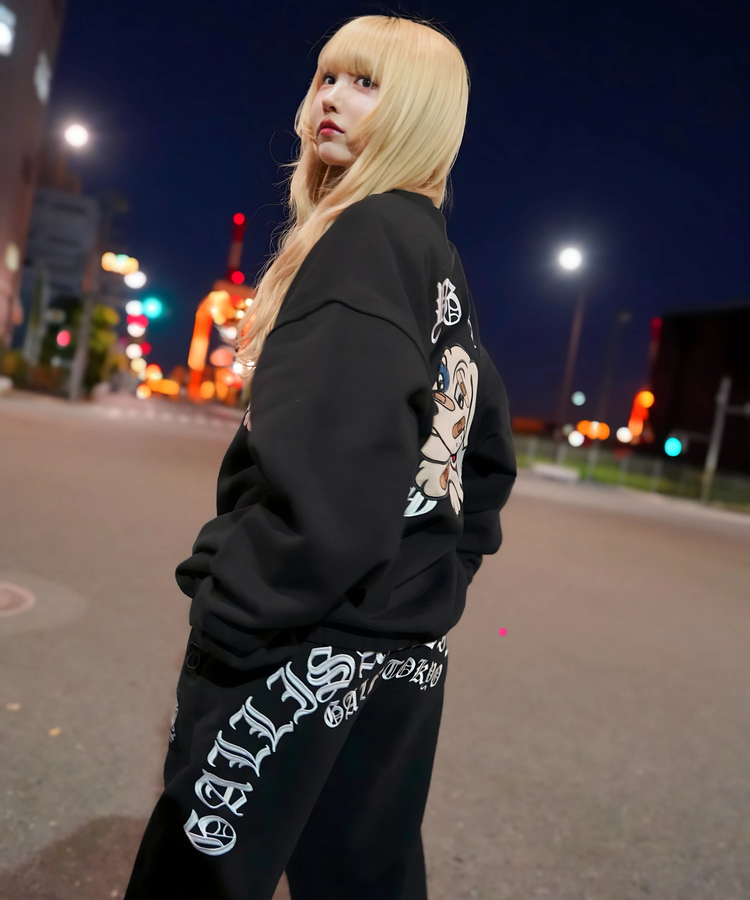 JACKROSE(ジャックローズ) |【GALFY×GALLIS ADDICTION】安心のサークルロゴクルースウェット(MENS)