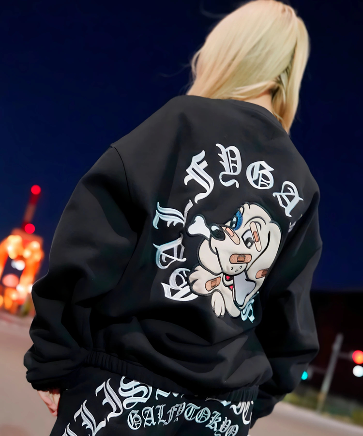 JACKROSE(ジャックローズ) |【GALFY×GALLIS ADDICTION】安心のサークルロゴクルースウェット(MENS)