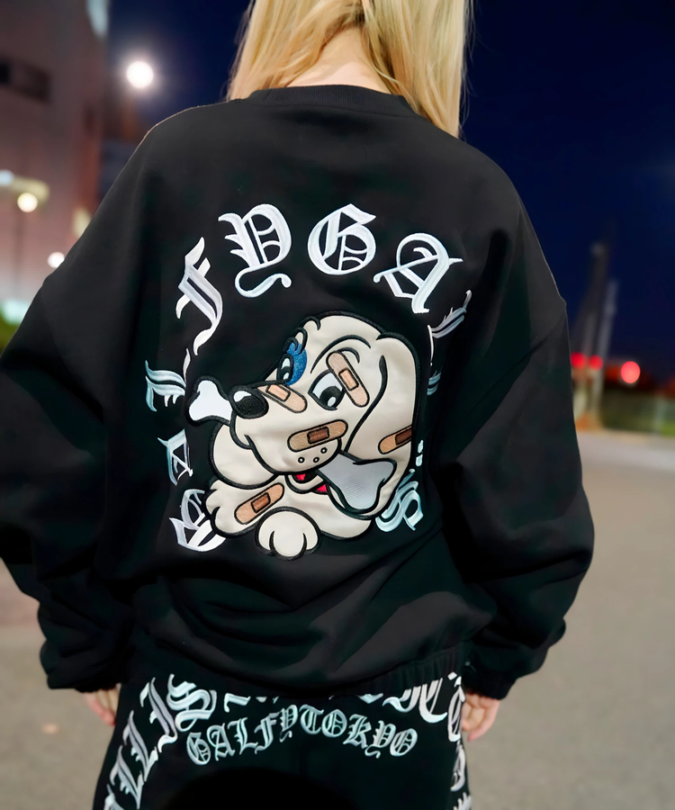 JACKROSE(ジャックローズ) |【GALFY×GALLIS ADDICTION】安心のサークルロゴクルースウェット(MENS)