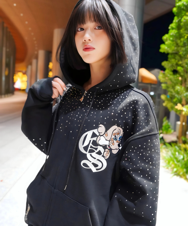 JACKROSE(ジャックローズ) |【GALFY×GALLIS ADDICTION】きらピカジップパーカー(MENS)