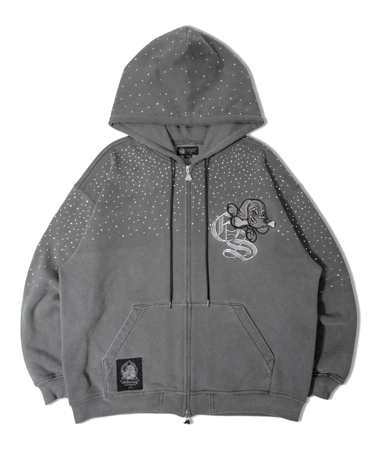 JACKROSE(ジャックローズ) |【GALFY×GALLIS ADDICTION】きらピカジップパーカー(MENS)