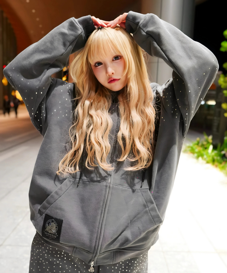 JACKROSE(ジャックローズ) |【GALFY×GALLIS ADDICTION】きらピカジップパーカー(MENS)