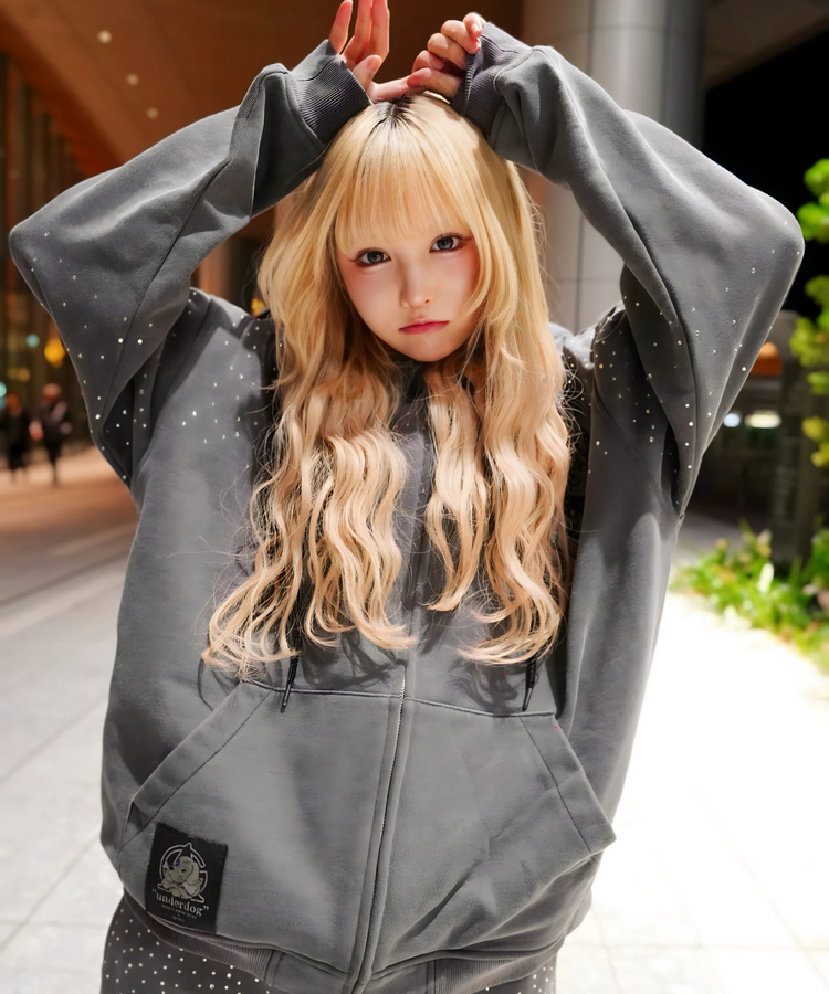 JACKROSE(ジャックローズ) |【GALFY×GALLIS ADDICTION】きらピカジップパーカー(MENS)