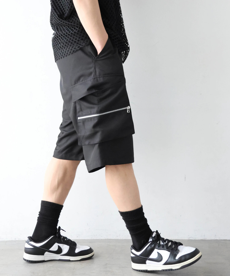 JACKROSE(ジャックローズ) |GA SHINY CARGO SHORTS(MENS)