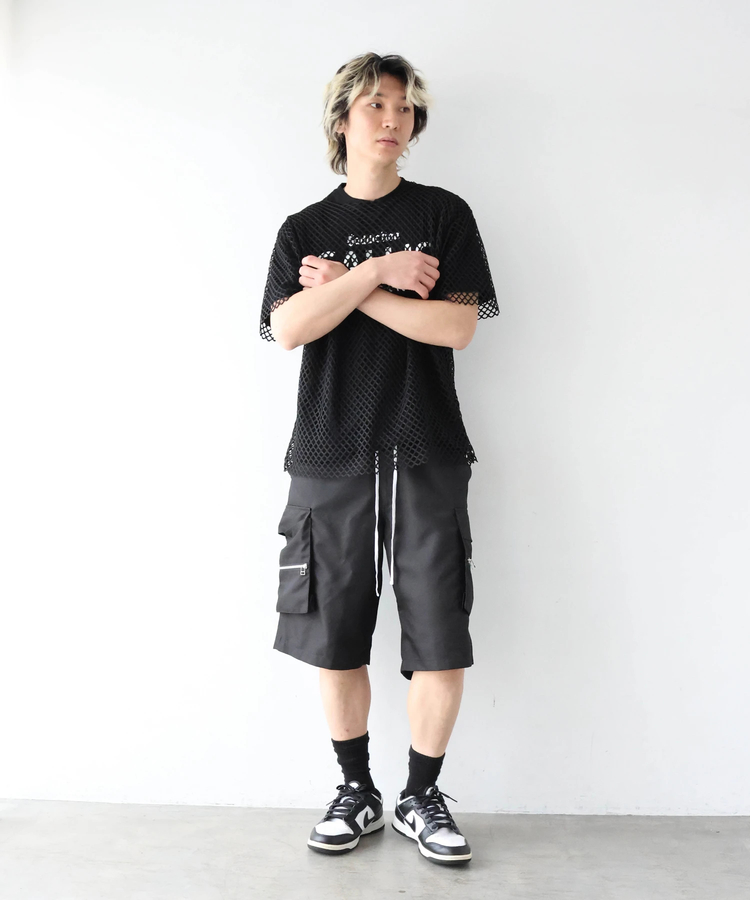 JACKROSE(ジャックローズ) |GA SHINY CARGO SHORTS(MENS)