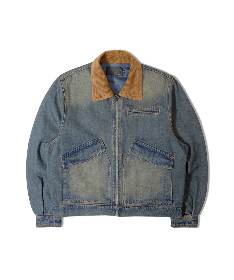 JACKROSE(ジャックローズ) |JE-エリ切替・デニムフライトJKT(MENS)