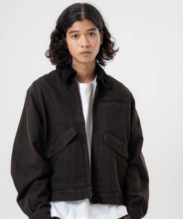 JACKROSE(ジャックローズ) |JE-エリ切替・デニムフライトJKT(MENS)