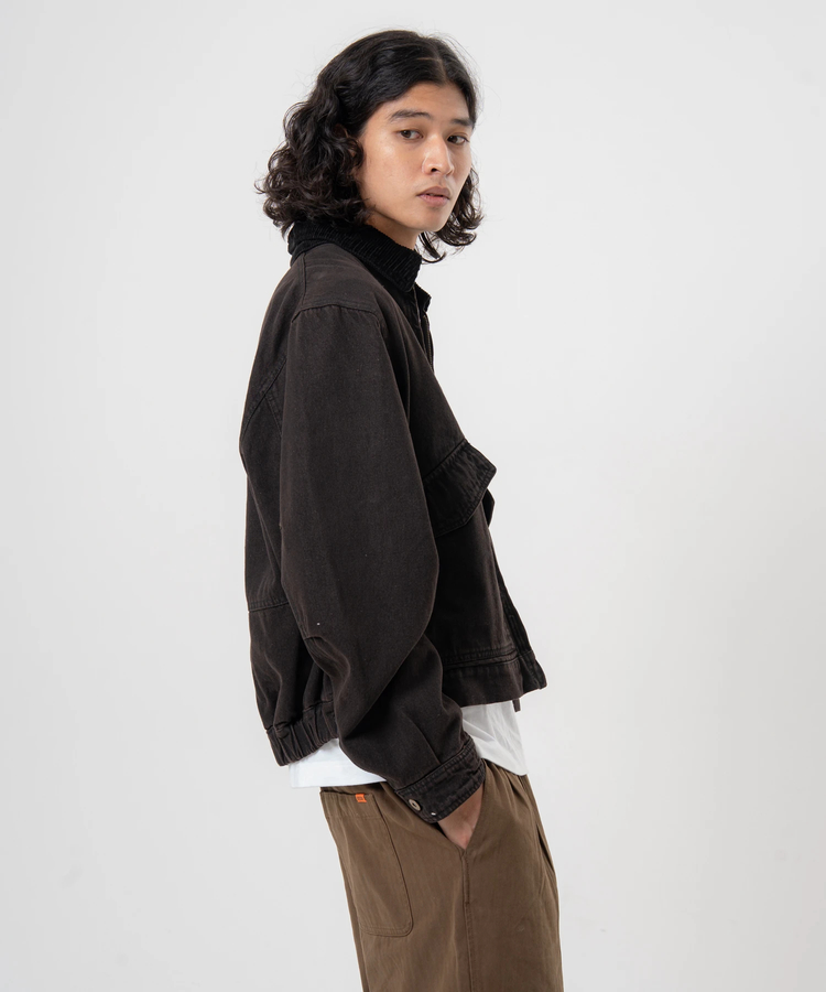JACKROSE(ジャックローズ) |JE-エリ切替・デニムフライトJKT(MENS)
