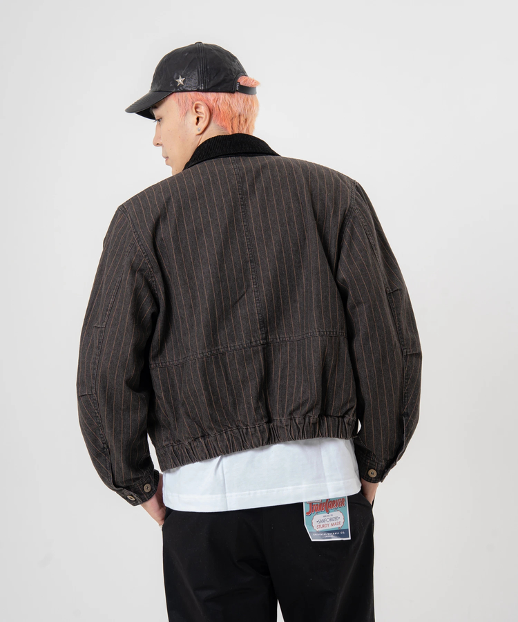 JACKROSE(ジャックローズ) |JE-エリ切替・デニムフライトJKT(MENS)