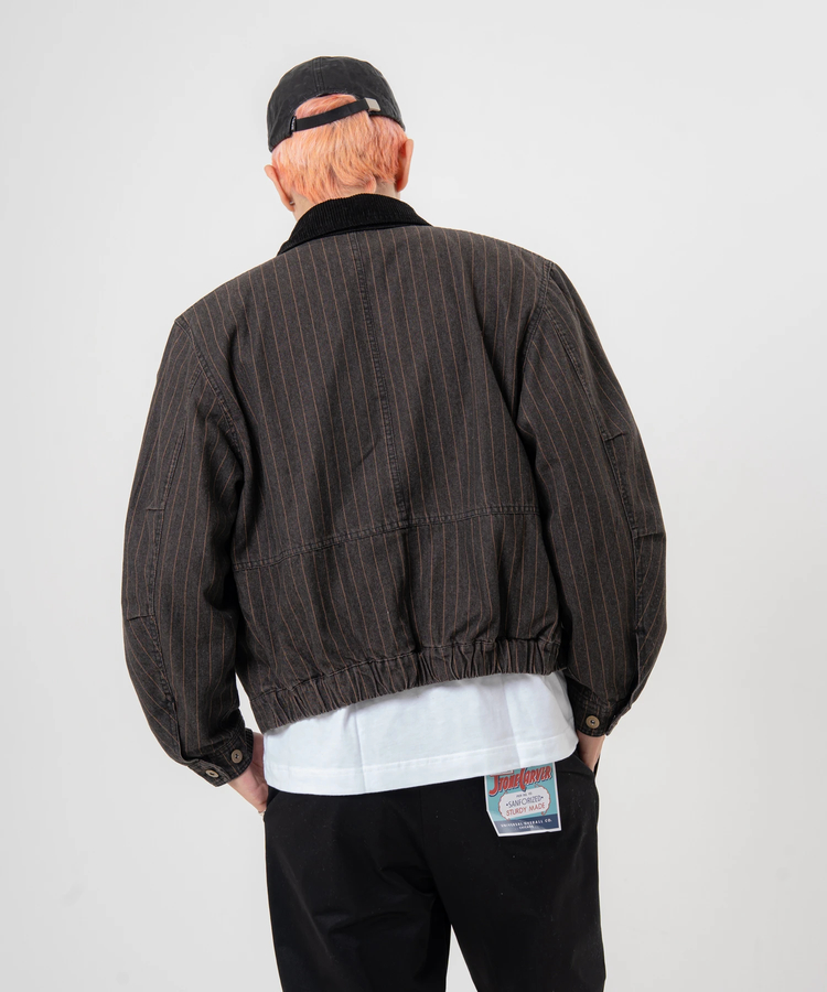 JACKROSE(ジャックローズ) |JE-エリ切替・デニムフライトJKT(MENS)