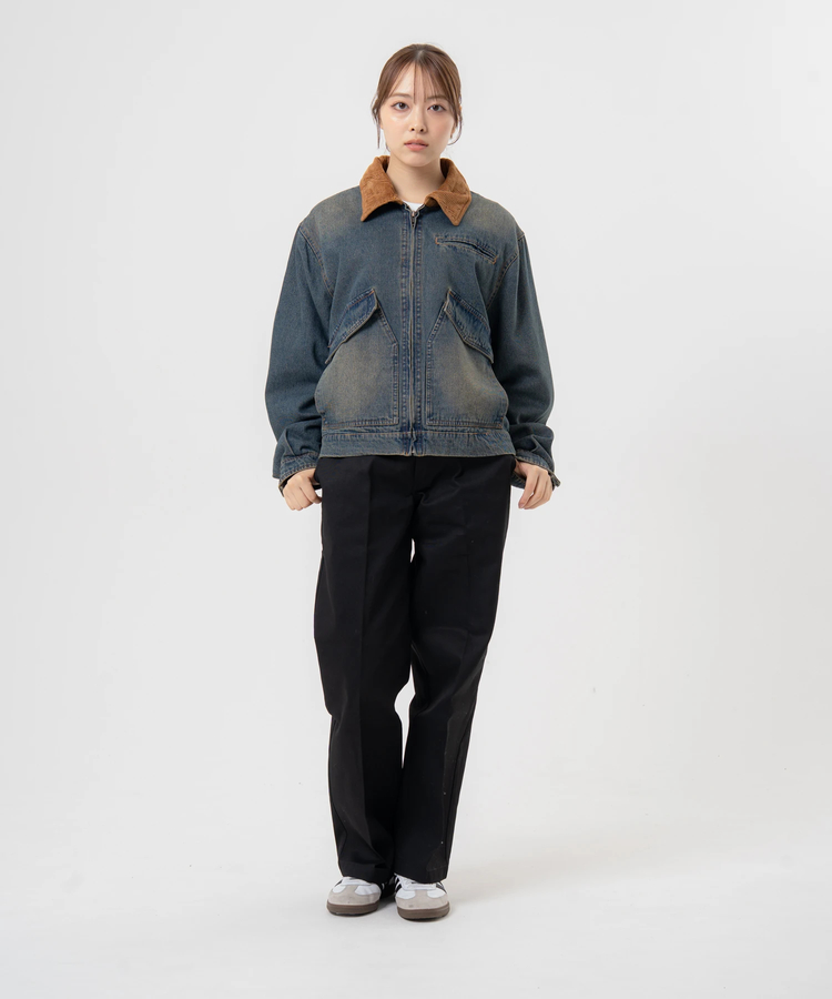 JACKROSE(ジャックローズ) |JE-エリ切替・デニムフライトJKT(MENS)
