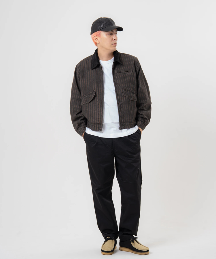 JACKROSE(ジャックローズ) |JE-エリ切替・デニムフライトJKT(MENS)