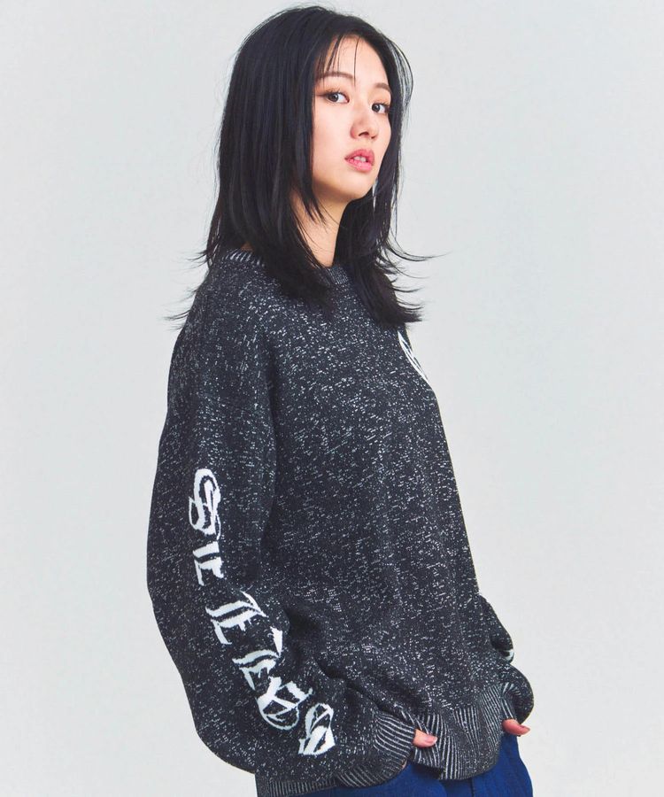 JACKROSE(ジャックローズ) |GA SHINY OLD ENGLISH LOGO KNIT(MENS)