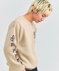 JACKROSE(ジャックローズ) |GA SHINY OLD ENGLISH LOGO KNIT(MENS)