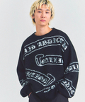 JACKROSE(ジャックローズ) |GA MOHAIR EMBLEM総柄 KNIT(MENS)