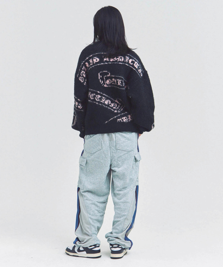 JACKROSE(ジャックローズ) |GA MOHAIR EMBLEM総柄 KNIT(MENS)