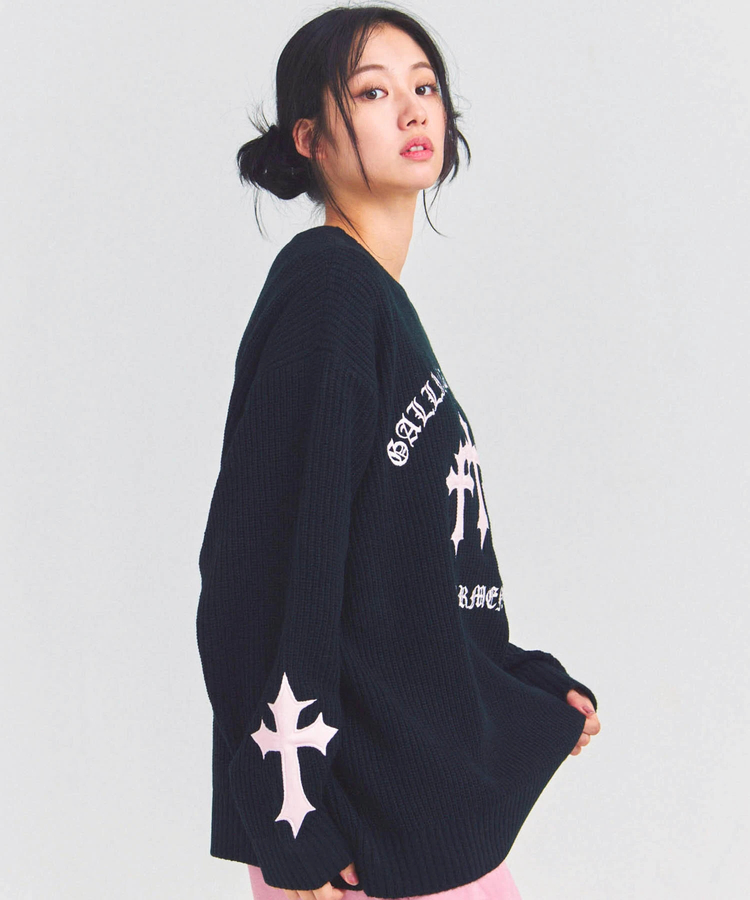 JACKROSE(ジャックローズ) |GA CROSS-APPLIQUE KNIT(MENS)