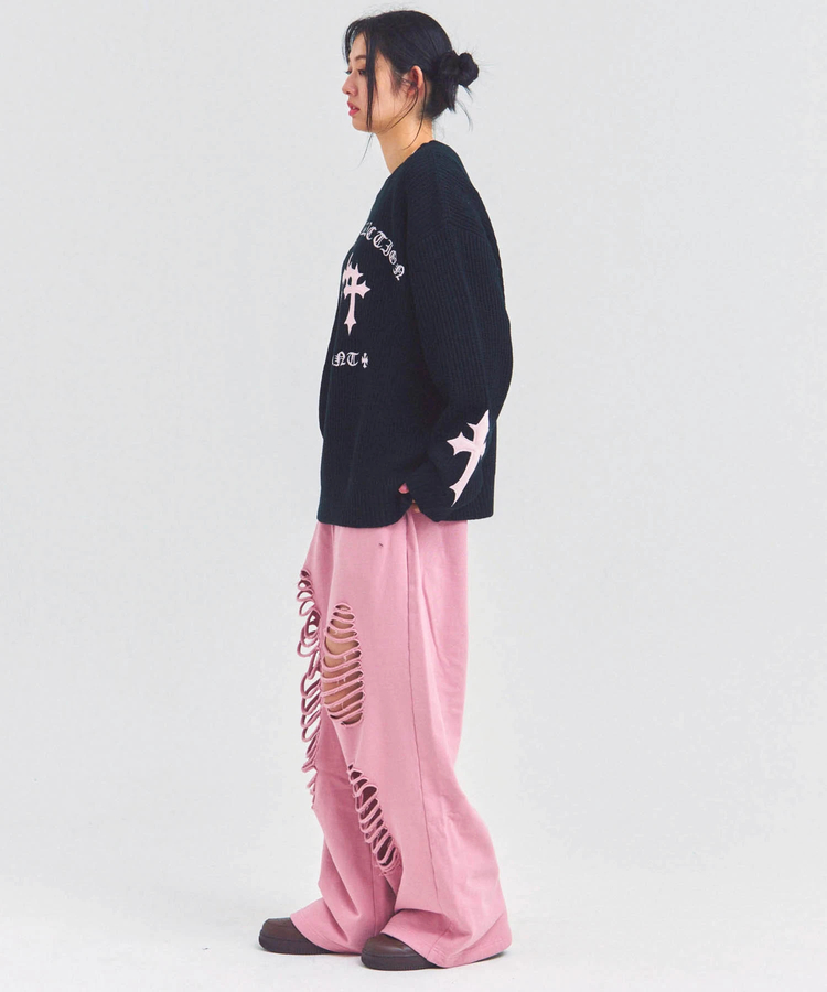 JACKROSE(ジャックローズ) |GA CROSS-APPLIQUE KNIT(MENS)