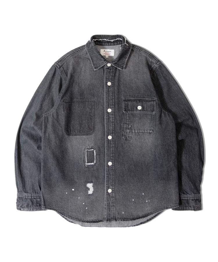 JACKROSE(ジャックローズ) |ALCARZA/アルカーザ ダメージデニムシャツ LS(MENS)