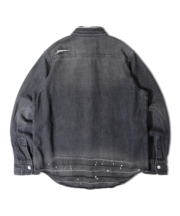 JACKROSE(ジャックローズ) |ALCARZA/アルカーザ ダメージデニムシャツ LS(MENS)