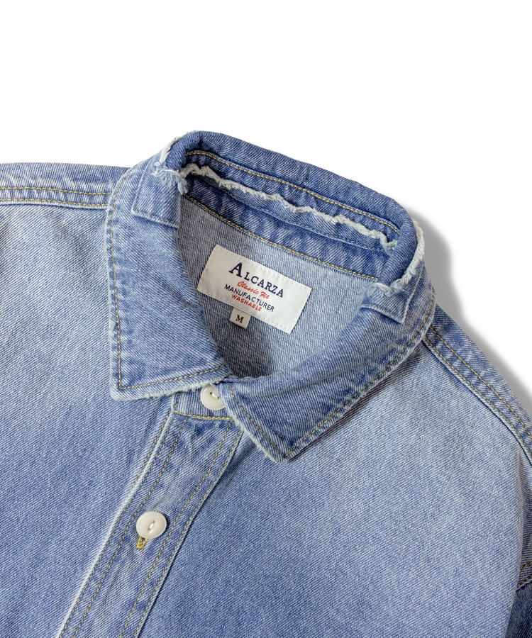 JACKROSE(ジャックローズ) |ALCARZA/アルカーザ ダメージデニムシャツ LS(MENS)