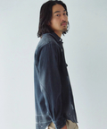 JACKROSE(ジャックローズ) |ALCARZA/アルカーザ ダメージデニムシャツ LS(MENS)