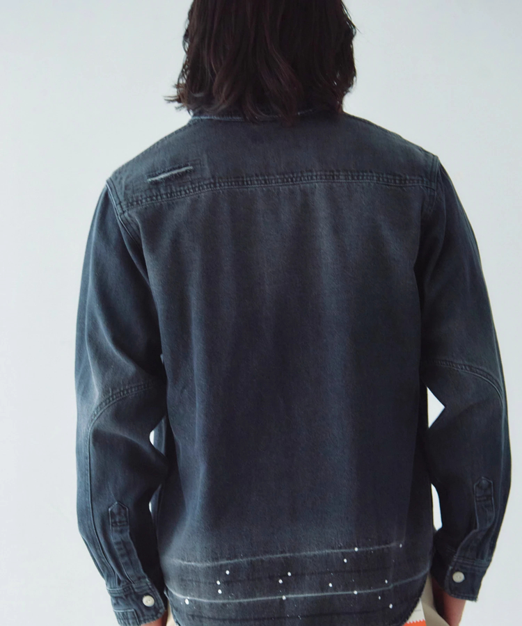 JACKROSE(ジャックローズ) |ALCARZA/アルカーザ ダメージデニムシャツ LS(MENS)