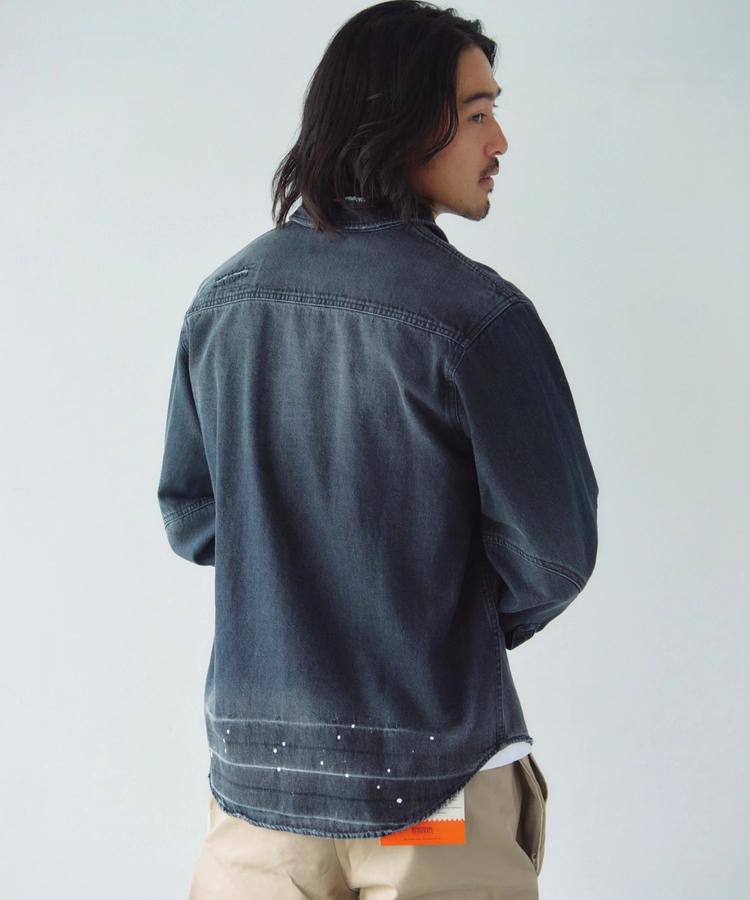 JACKROSE(ジャックローズ) |ALCARZA/アルカーザ ダメージデニムシャツ LS(MENS)