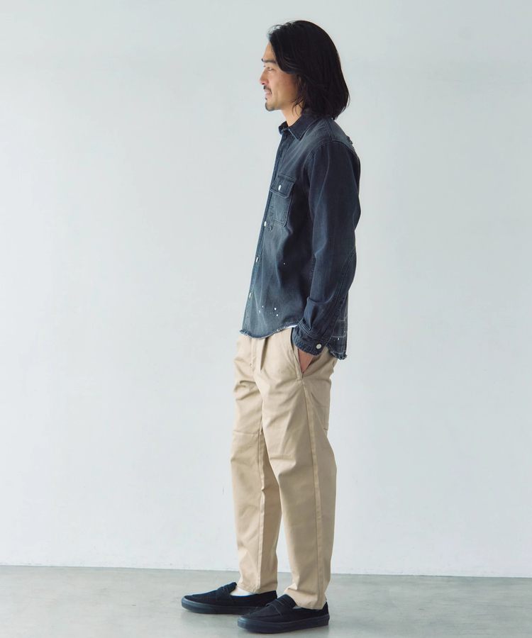 JACKROSE(ジャックローズ) |ALCARZA/アルカーザ ダメージデニムシャツ LS(MENS)